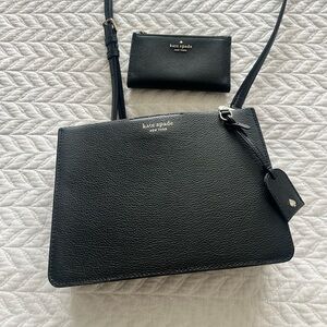 Kate spade black purse and wallet